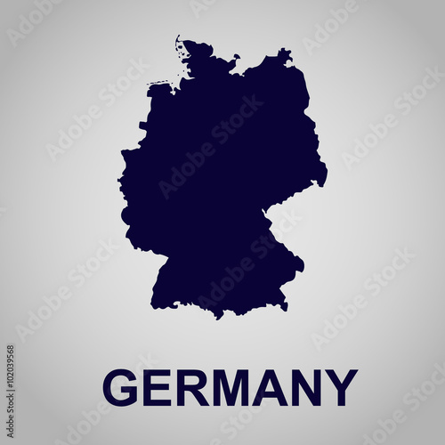 map of Germany photo