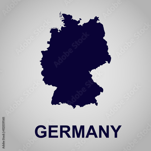 map of Germany