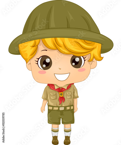 Kid Boy Scout