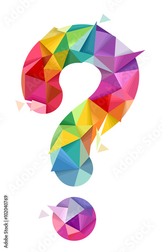 Abstract Question Mark Geom...