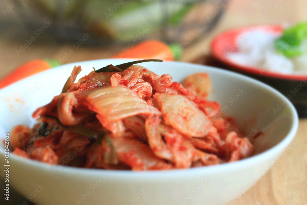 kimchi cabbage - korean food kimchi cabbage - korean food