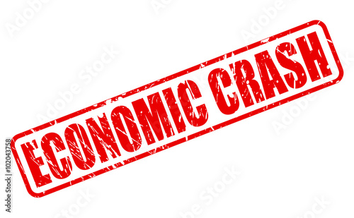 ECONOMIC CRASH red stamp text
