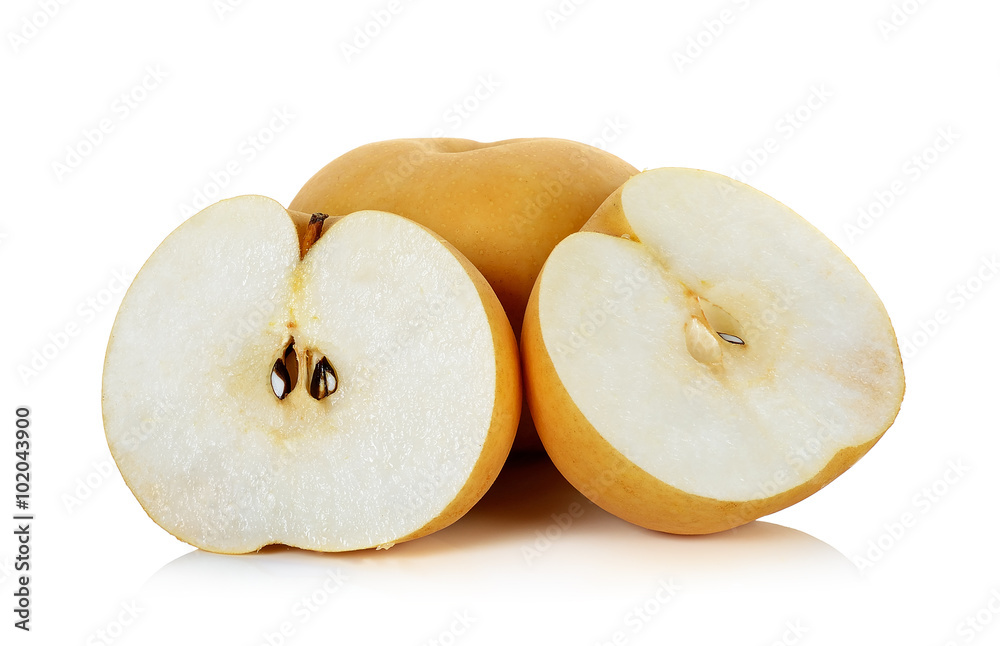 Pear isolated on the white background