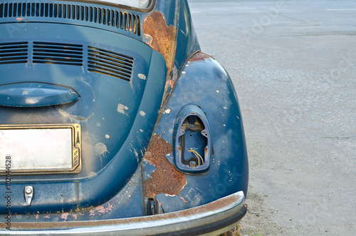 Old rusty car