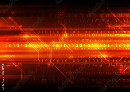 technology abstract digital background, vector illustration