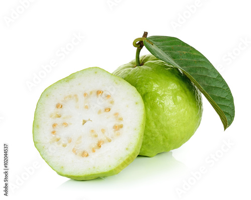 Photos Guava fruit isolated on the white background