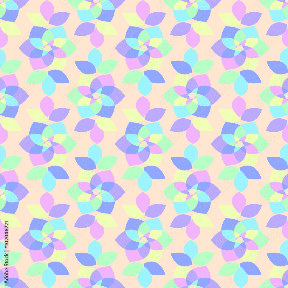 Floral seamless pattern. Vector