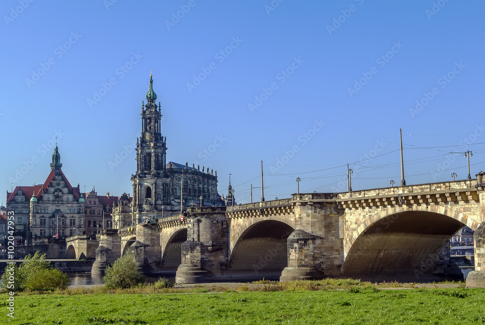 Augustus Bridge, Dresden, Germany