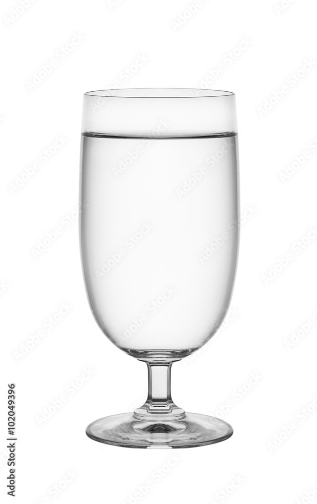 Glass of water isolated on white background Glass of water isolated on white background