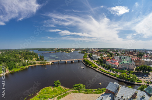 Old buildings of Vyborg