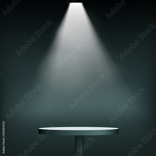 Round table floodlighting