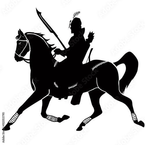 knight on horseback