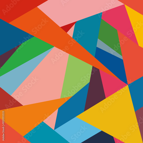 Colored triangles  bright composition  abstract vector geometric background