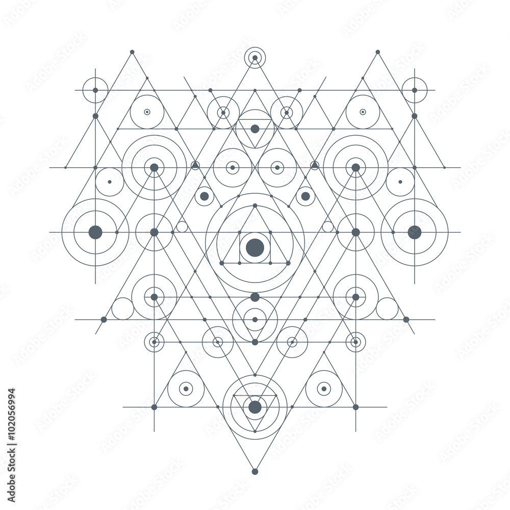 Abstract Geometrical Composition Abstract Geometrical Composition