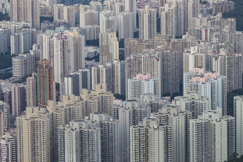 Building apartment pattern Hong Kong living.