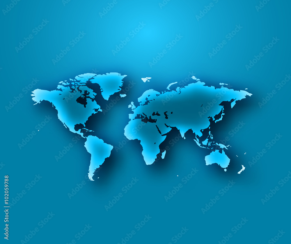 World Map vector illustration