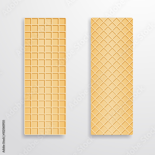 Vanilla Wafers : Vector Illustration