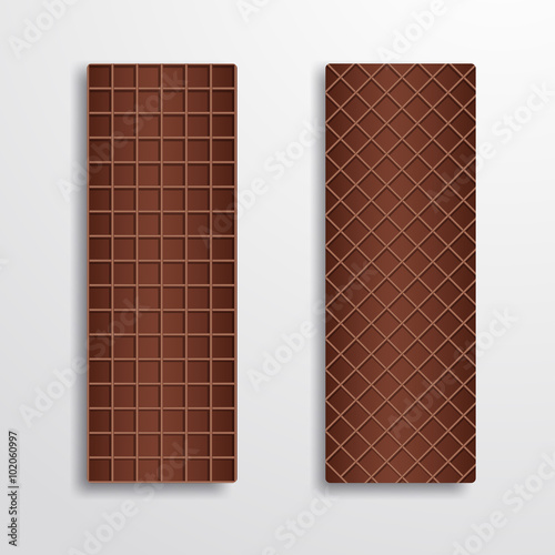 Chocolate Wafers : Vector Illustration