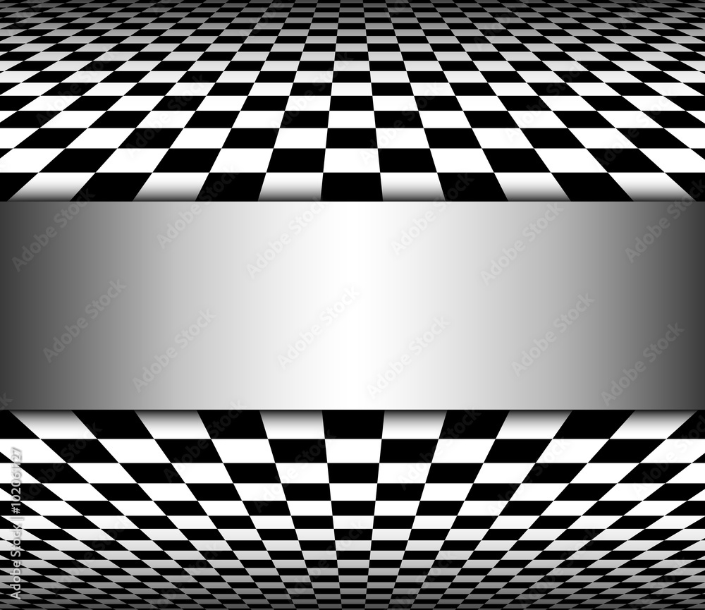 Naklejka premium Abstract 3D Background black and white