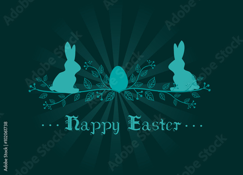 easter decoration greeting card