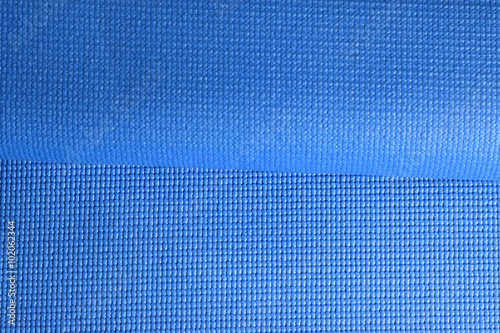 Wallpaper Mural Folded Blue Fitness mat texture Torontodigital.ca