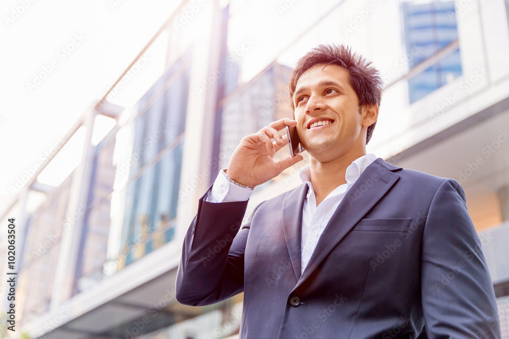 Portrait of confident businessman outdoors Portrait of confident businessman outdoors