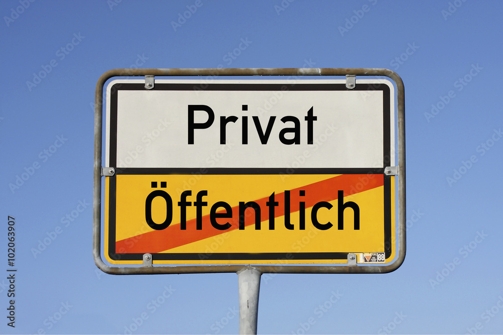 Privat öffentlich 