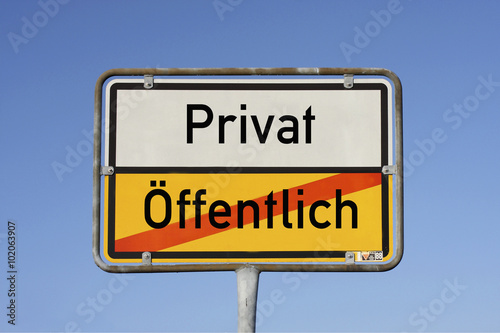 Privat öffentlich 