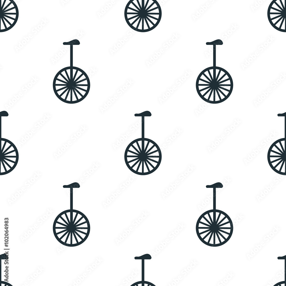 Fototapeta premium Circus bike icon