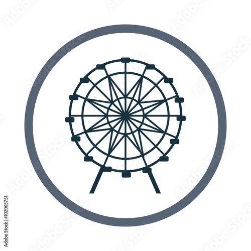 Ferris wheel icon