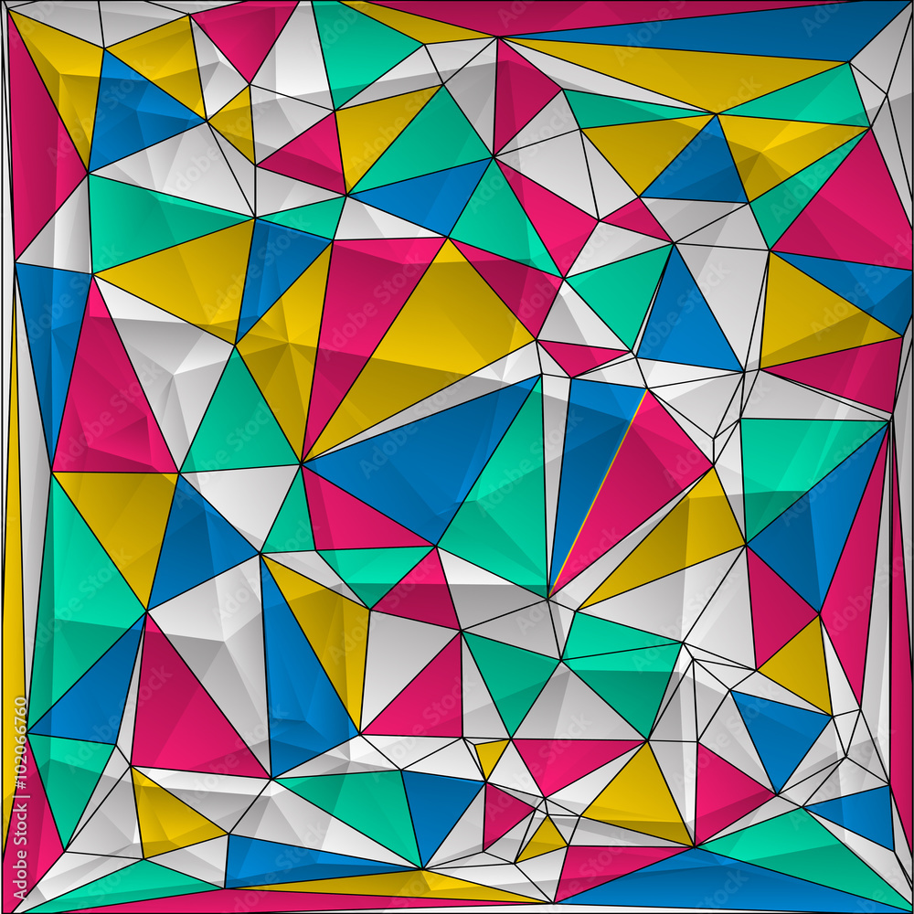 Fototapeta premium Abstract geometric background.