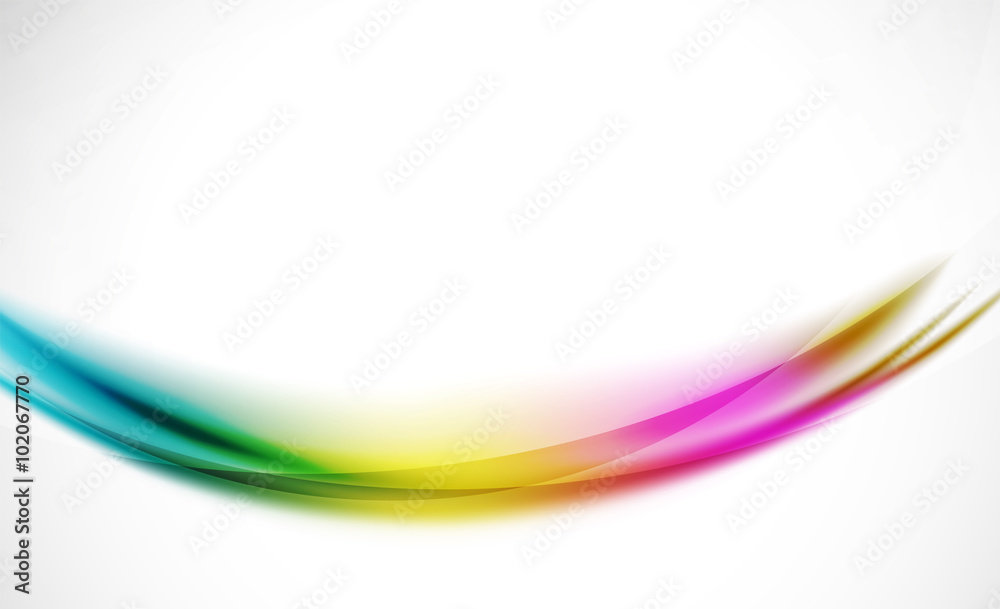 Fototapeta premium Colorful wave line, abstract background with light and shadow effects