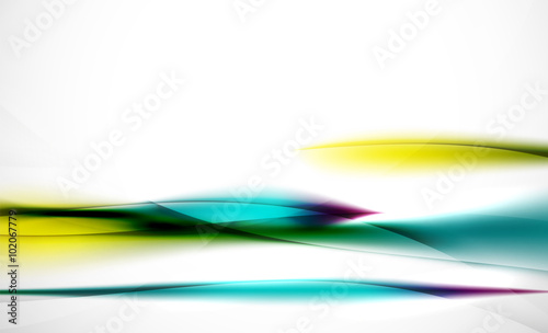 Colorful wave line  abstract background with light and shadow effects