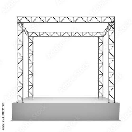 empty festival stage