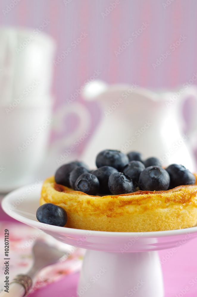 Käsetörtchen mit Blaubeeren Käsetörtchen mit Blaubeeren
