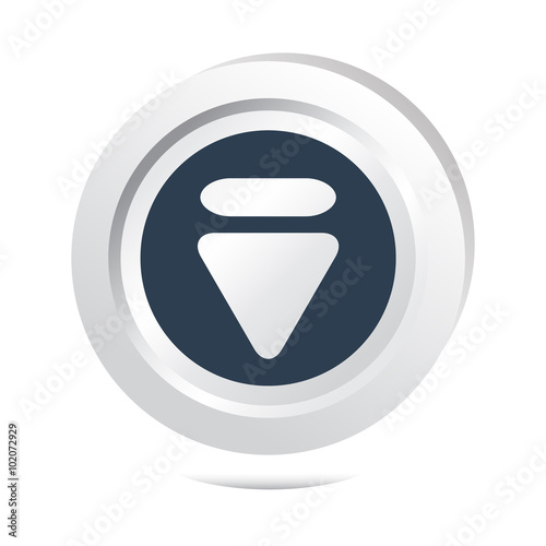 Arrow sign button icon