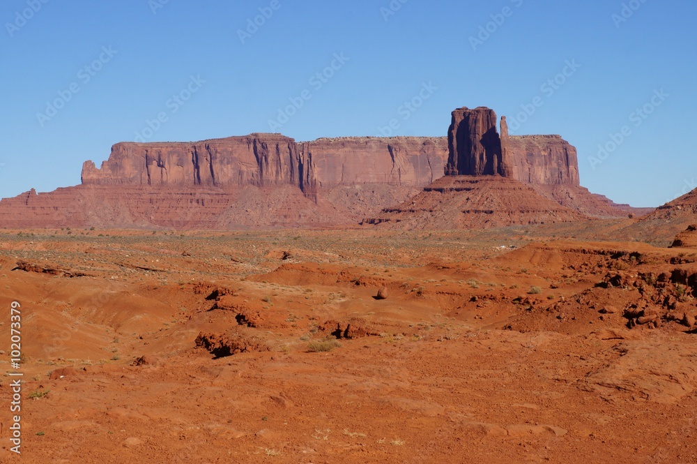 View of Monument Valley Navajo Tribal Park