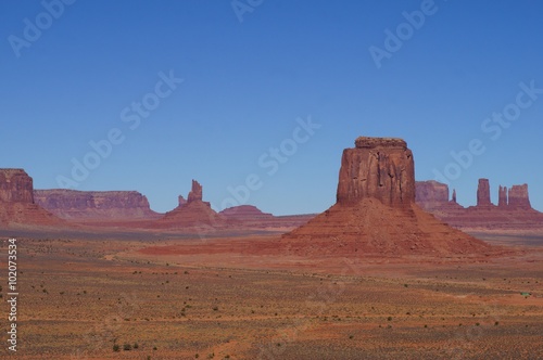 View of Monument Valley Navajo Tribal Park