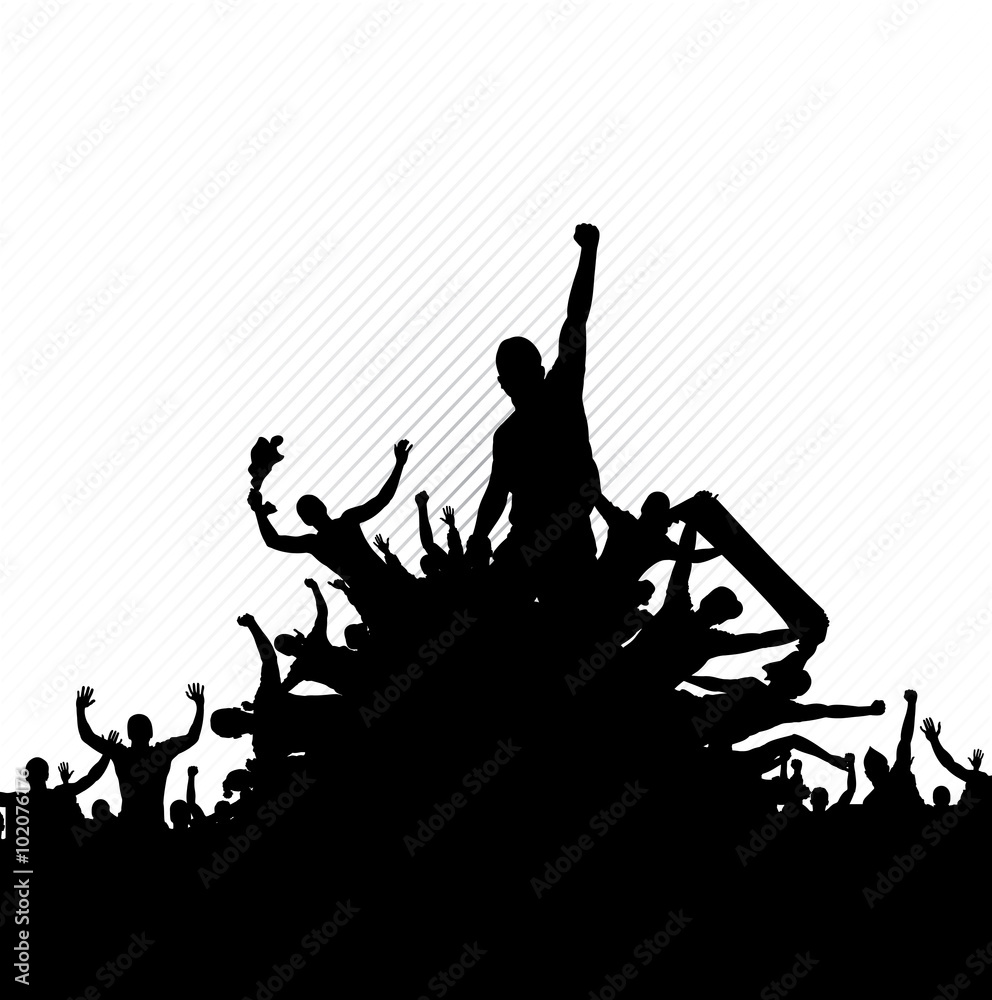 Poster for concerts and sports championships Poster for concerts and sports championships
