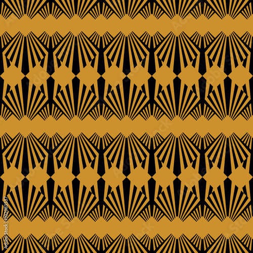 Art Deco style seamless pattern texture