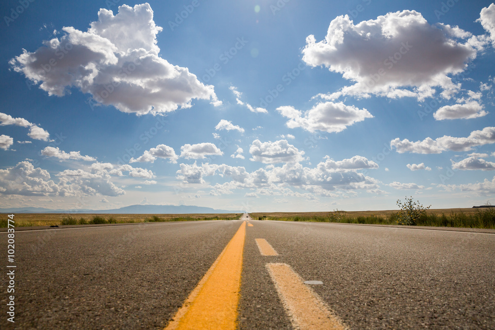 Highway U.S. Route 162 in summer 2015