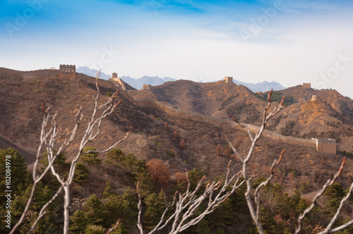 Great wall of china in jinshanling