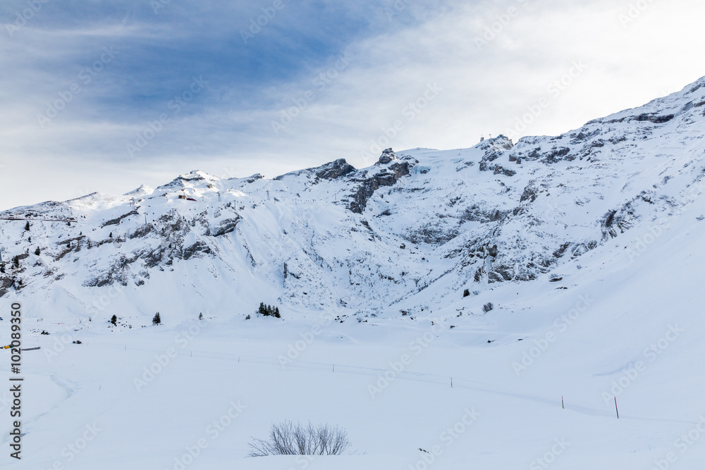 Obraz premium Views from the ski resort Engelberg, Switzerland