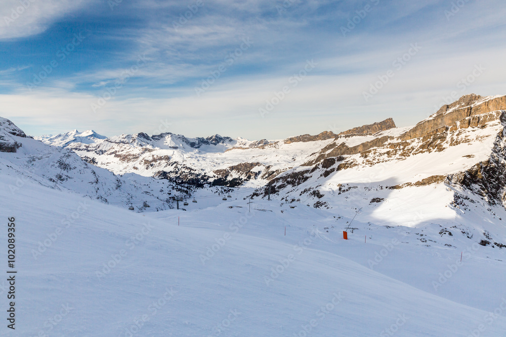 Views from the ski resort Engelberg, Switzerland