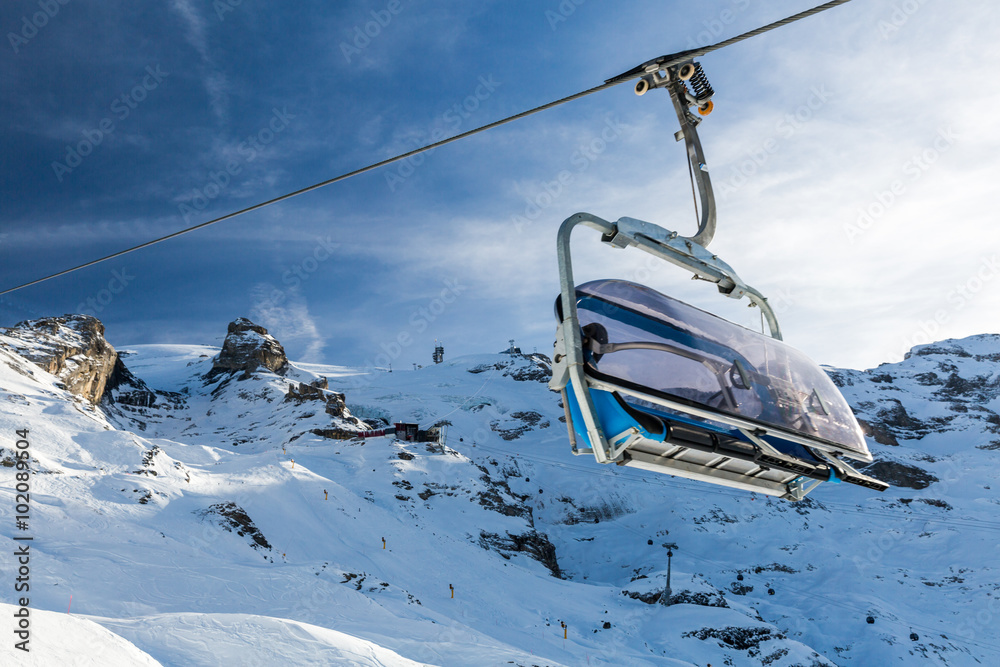 Obraz premium Views from the ski resort Engelberg, Switzerland