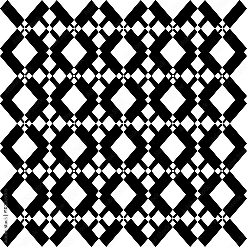 Abstract seamless black and white pattern - vector illustration Abstract seamless black and white pattern - vector illustration