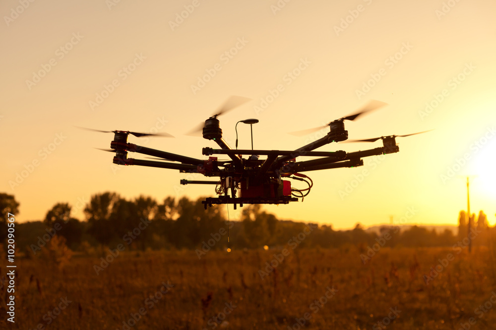 Octocopter, copter, drone Octocopter, copter, drone