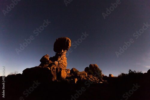 Balanced Rock in the Arches National Park, Utah, USA
