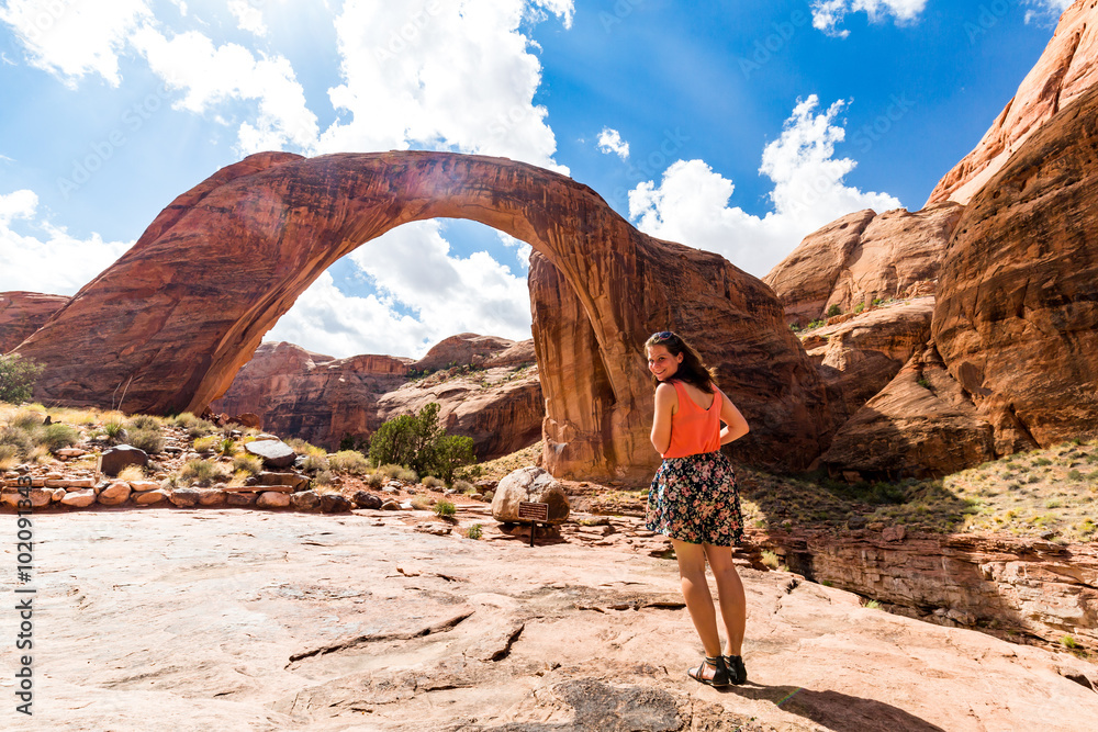 Rainbow Arch at the Lake Powell, Utah