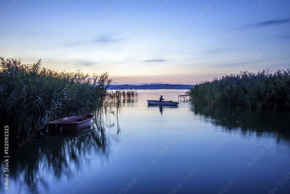 Obraz premium Balaton sunset